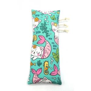 Green Paws Sweat dreams Cat Pillow Under the sea Green Paws Sweat dreams Cat Pillow Under the sea